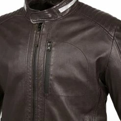 Top 10 ✔️ Tucano Urbano Pel Leather Jacket Brown ❤️ -Tucano Urbano Shop tucano urbano giacca pel marrone 3