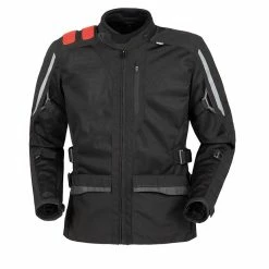Best Sale 💯 Tucano Urbano Ventilated T.ur J-four Jacket Black Red ⭐